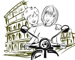 Vespa Video Ride - Astoria Hotel, Rome